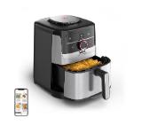 Tefal EY572DE1 Easy Fry XL SMART & SILENCE, stainless steel, 5L (1.2kg, 6 portions), 1550W, dual zones, detachable front, 8 automatic programs