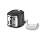 Tefal FF2588E0 Filtra Vision+, black, 1.2Kg / 2.1L, 1900W, timer, fix bowl, washable (lid, basket), adj. thermostat, on/off