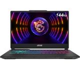 MSI Cyborg 15 A13UCK, i7-13620H (10C/16T, up to 4.90GHz, 24 MB), GeForce RTX 3050 4GB GDDR6, 15.6" FHD (1920x1080), 144Hz, IPS-Level, 16GB DDR5 5200MHz, 512GB PCIe Gen4x4 SSD, WiFi 6E, BT 5.3, 4 Zone RGB Kbd, NO OS, 53.5Whr, 1.98kg