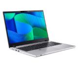Acer TravelMate P2 TMP215-55-TCO-5378, Intel Core 5 120U (1.4GHz up to 5.0GHz, 12MB), 15.6" FHD (1920x1080) IPS, 16GB DDR5(2x8GB), 512GB PCIe NVMe SSD, Intel Graphics, RG-45, WiFi 6E, BT 5.3, KB Backlit, TPM 2.0, FPR, Win 11 Pro EDU, 3Y, Silver