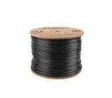 Lanberg LAN cable CAT.6 UTP 305m solid outdoor CU, Fluke passed, Black