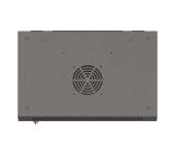 Lanberg Rack Cabinet, 19" wall-mount 12U/540x350 (flat pack) with glass door, Black