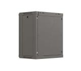 Lanberg Rack Cabinet, 19" wall-mount 12U/540x350 (flat pack) with glass door, Black