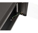 Lanberg Rack Cabinet, 19" wall-mount 12U/540x350 (flat pack) with glass door, Black