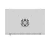 Lanberg Rack Cabinet, 19" wall-mount 12U/540x350 (flat pack) with glass door, Grey