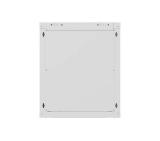Lanberg Rack Cabinet, 19" wall-mount 12U/540x350 (flat pack) with glass door, Grey
