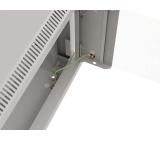 Lanberg Rack Cabinet, 19" wall-mount 12U/540x350 (flat pack) with glass door, Grey