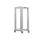Lanberg open rack 19" 27U  600x800, grey