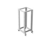 Lanberg open rack 19" 27U  600x800, grey