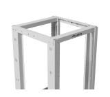 Lanberg open rack 19" 18U 600x800, grey