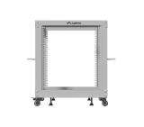 Lanberg open rack 19" 12U 600x600-1100 adjustable, grey