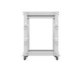 Lanberg open rack 19" 15U 600x600-1100 adjustable, grey