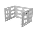 Lanberg Folding Bracket, wall-mount 19" 6U 497x400/240, Grey
