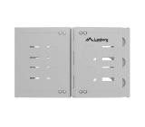 Lanberg Folding Bracket, wall-mount 19" 6U 497x400/240, Grey