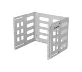 Lanberg Folding Bracket, wall-mount 19" 8U 497x400/240, Grey