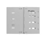 Lanberg Folding Bracket, wall-mount 19" 8U 497x400/240, Grey