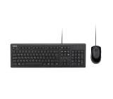 Asus U2000 KEYBOARD+MOUSE/BK/UI//WIN11/COPILOT, Wired, Black