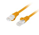 Lanberg patch cord CAT.6A U/UTP LSZH CU 0.25m Fluke Passed, Orange