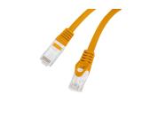 Lanberg patch cord CAT.6A U/UTP LSZH CU 0.25m Fluke Passed, Orange