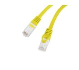 Lanberg patch cord CAT.6A U/UTP LSZH CU 0.25m Fluke Passed, Yellow
