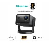 Hisense C3 Smart mini Laser Projector, 4K Ultra HD 3840x2160, 2000:1, 2500 lum, 60 Hz, Digital Zoom,Dolby Vision, HDR10+(decoding), HDR10, HLG, 2*10W, Silver
