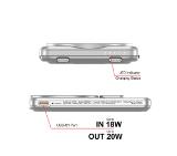 Verbatim Charge 'n' Go 2C Power Bank Magnetic Wireless 5000mAh with 2 USB-C Cables & Stand Silver