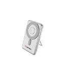 Verbatim Charge 'n' Go 2C Power Bank Magnetic Wireless 5000mAh with 2 USB-C Cables & Stand Silver