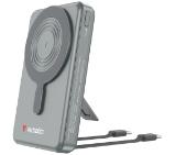 Verbatim Power Bank Magnetic Wireless 10.000 mAh C+C Display Grey