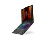 MSI Cyborg 15 B13WFKG, i7-13620H (10C/16T, up to 4.90GHz, 24 MB), GeForce RTX 5060 8GB GDDR7 572 AI TOPS, 15.6" FHD (1920x1080), 144Hz, IPS-Level, 16GB DDR5 5200MHz, 512GB PCIe Gen4x4 SSD, WiFi 6E, BT 5.3, 4 Zone RGB Kbd, NO OS, 55.2Whr, 2.1kg