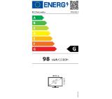 LG 55UL3Q-E, 55" 4K UHD  3840x 2160 Signage, 24/7, webOS 6, Brightness : 350 nits, 1,200:1, DCR 1,000,000:1, 8ms (G to G), Bezel Width : 10.8 mm, Speaker (10W X 2), HDMI, RS232C, Audio, RJ45, USB 2.0,Portrait / Landscape, Black
