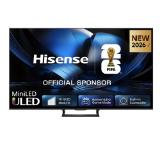 Hisense 75"U7SE, 4K Ultra HD 3840x2160, ULED, FALD, Quantum Dot, 144Hz, IPS, HDR 10+, HLG, Dolby Vision IQ, Dolby Atmos, Smart TV, WiFi 5GHz, WiFi Direct, BT, Anyview Cast,light sensor, 4xHDMI, 2xUSB, LAN, CI+, DVB-T2/C/S2, Black