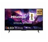 Hisense 43" E7S Pro, 4K Ultra HD 3840x2160, QLED, Quantum Dot, 144Hz, HDR 10+ adaptive, HLG, Dolby Vision, DTS Virtual X, Smart TV, WiFi 5GHz, WiFi Direct, BT, Anyview Cast, 3xHDMI, 2xUSB, LAN, CI+, DVB-T2/C/S2, Black