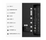 Hisense 75" E7S, 4K Ultra HD 3840x2160, QLED, Quantum Dot, HDR 10+, HLG, Dolby Vision, DTS Virtual X, Smart TV, Light Sensor, WiFi Direct, BT, Anyview Cast, 3xHDMI, 2xUSB, LAN, CI+, DVB-T2/C/S2, Black