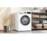 Bosch WGJ244A2BY, SER6, Washing machine 9kg, A, 1400rpm, 52/72dB(A), i-DOS, Iron Assist, AntiStain 4, waveDrum 65l, White-blackgrey door, HC, Inclined direct touch display