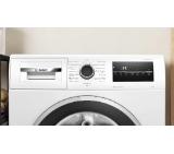 Bosch WAN2426NBY, SER4, Washing machine 8kg, A, 1200rpm, 51/71dB(A), Iron Assist, waveDrum 65l, 7 options, Rinse Plus, silver-blackgrey door