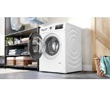 Bosch WAN2406NBY, SER4, Washing machine 8kg, A, 1200rpm, 51/71dB(A), Iron Assist, waveDrum 65l, 4 options, white-blackgrey door