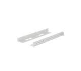 Lanberg 19" Rack Mount Rail Kit, Sliding 397-680 mm, Gray