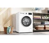 Bosch WAN2826SBY, SER4, Washing machine 8kg, A, 1400rpm, 51/72dB(A), Iron Assist, waveDrum 65l, 7 options, Rinse Plus, white-blackgrey door