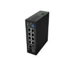 Lanberg Switch ILFE-8P-1Ge-1S-120 POE 4 x BT 4 x AT SFP/ETH DIN Unmanagment Fast Ethernet