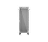 Lanberg Rack Cabinet 19" Free-Standing 32U/600X600 (FlAT Pack) With Glass Door LCD Grey V2