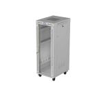 Lanberg Rack Cabinet 19" Free-Standing 32U/600X800 (FlAT Pack) With Glass Door LCD Grey V2