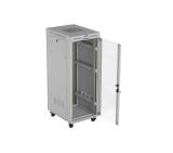 Lanberg Rack Cabinet 19" Free-Standing 32U/600X800 (FlAT Pack) With Glass Door LCD Grey V2