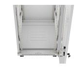 Lanberg Rack Cabinet 19" Free-Standing 32U/600X800 (FlAT Pack) With Glass Door LCD Grey V2