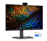 Dell P2426HEB, 23.8" Conferencing Monitor, IPS Anti-Glare, 5ms, 120 Hz, 1500:1, 300 cd/m2, FHD 1920x1080, 99% sRGB, HDMI, Display Port, USB-C Hub, RJ45, Webcam, Mic, Speacers, KVM Switch, PD 90W, Height Adjustable, Pivot, Swivel, Tilt, Black