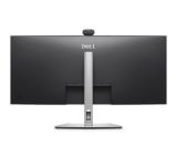 Dell P3426WEV, 34.1"  Curved Webcam Monitor, IPS Anti-Glare, 5ms, 100 Hz, 1500:1, 350 cd/m2, UW-QHD 3440x1440, 99% sRGB, HDMI, Display Port, USB-C Hub, RJ45, Webcam, KVM Switch, PD 90W, Height Adjustable, Pivot, Swivel, Tilt, Black