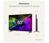 LG 50QNED7EB3C, 50" 4K QNED MiniLED Smart TV, 3840x2160, DVB-T2/C/S2, Alpha 7 AI Processor, HDR10 / HLG, webOS 26 ThinQ, VRR / ALLM / HGiG, 4K Super Upscaling, WiFi 5, Bluetooth 5.3, AirPlay 2, LAN, CI, HDMI, AI Sound Pro, Google Cast, 2 pole Stand
