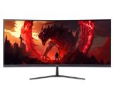 Acer Nitro ED340CURW0bmiipx, 34'' VA, WQHD (3440x1440), Curved 1500R, ZeroFrame, FreeSync Premium, 240Hz, 1ms, 100M:1, 250 nits, HDR10, 99% sRGB, 2x HDMI 2.1, 1x DP 1.4, Audio Out, 2x2W Speakers, Tilt, VESA, Black