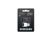 Samsung 256GB micro SD Card T9 UHS-I Read 200MB/s - Write 130MB/s Class 10 U3 V30 A2 with USB Reader