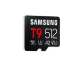 Samsung 512GB micro SD Card T9 UHS-I Read 200MB/s - Write 130MB/s Class 10 U3 V30 A2 with USB Reader