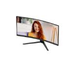 AOC CU34B3E, 34" Curved 1500R, VA, WLED, 3440x1440@120Hz, 4ms GtG, 1ms MPRT, 300cd m/2, 3500:1, 50M:1 DCR, Adaptive Sync, FlickerFree, Low Blue Mode, Tilt, HDMI, DP